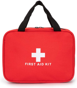 حقيبة إسعافات أولية فارغة ترويجية حمراء للسفر للمنزل